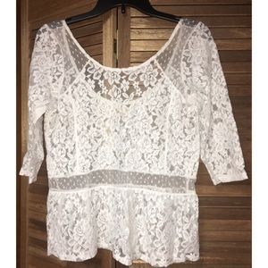Hollister Lace Top